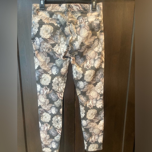 7 for all Mankind sz 27 Ankle Skinny Floral jeans - Picture 3 of 14
